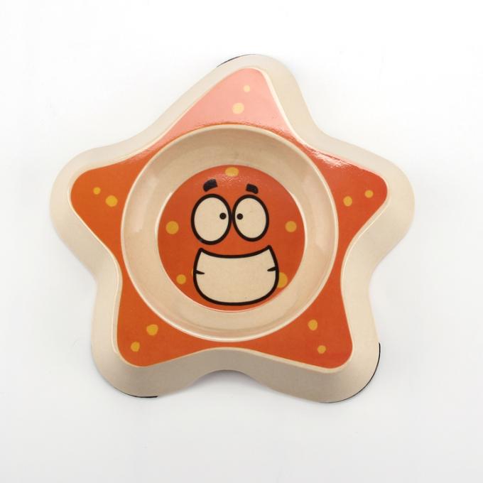 Τέσσερα χρώματα μπαμπού σκυλί έντερα / μπολ με το τελευταίο σχέδιο 0