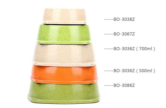 Προμήθειες για κατοικίδια ζώα Eco Bamboo Fiber Round Dog Bowl Manufacturer 0