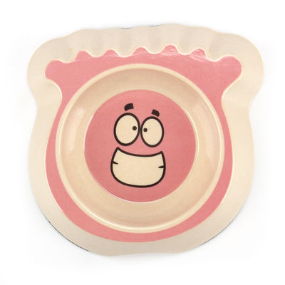 Ωραία γλυκά μπολ με τροφή γάτας από μπαμπού